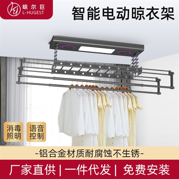 智能電動晾衣架DHLYG008黑